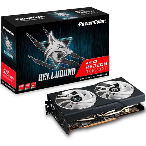 Відеокарта PowerColor AMD Radeon RX 6650 XT 8GB Hellhound OC (AXRX 6650XT 8GBD6-3DHL/OC) (GDDR6, 128 bit, PCI-E v4.0 x8) Б/в - фото 5