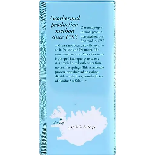 Соль морская Nordur Исландия пищевая хлопьями в металлической банке 250 г - фото 3