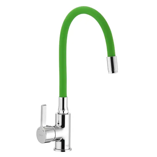 Смеситель для кухни с силиконовым изливом Ibergrif M22112-5 IB0071, Хром - фото 1