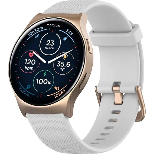 Смарт-часы Motorola Moto Watch 120 Rose Gold (MOSWZ120-RG) [138668] - фото 2