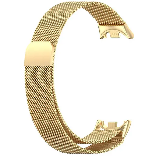Ремешок Milanese Loop Design для Xiaomi Mi Band 9 (Global) Gold