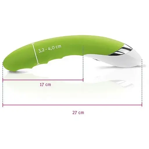 Мощный вибратор Mystim Sassy Simon Green - фото 3