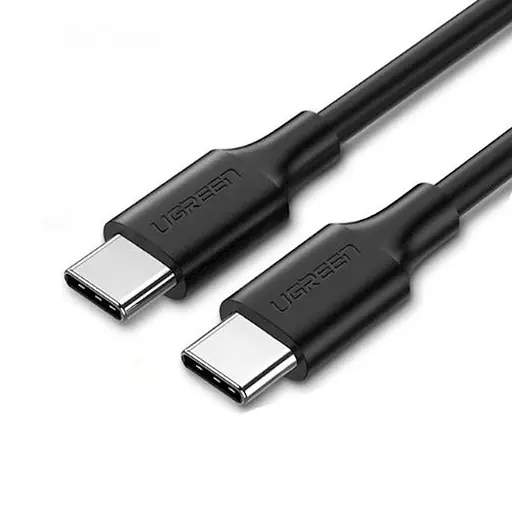 Кабель Ugreen US286 USB 2.0 Type-C to Type-C Male Cable Nickel Plating 1 м чорний (50997)