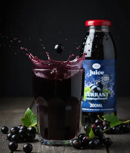 Сік Смородиновий 0,300 мл. 12 шт. в упаковці - фото 4