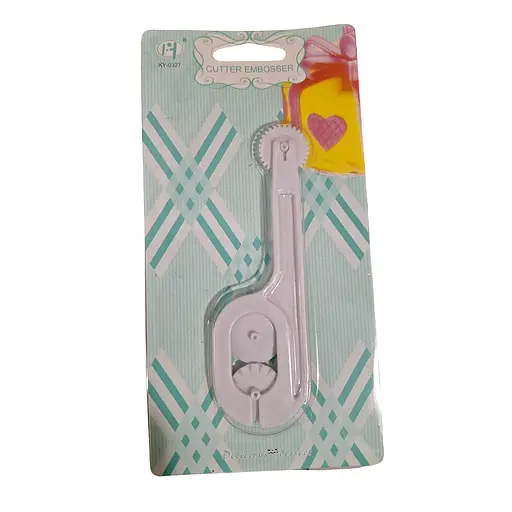 Колесо кулинарное для нарезки и создания узоров в виде строчки на мастике со сменными 3 насадками, Kitchen Master Белый 86355 - фото 2