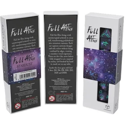 Набір кубиків Full Art Dice Set: Stardust , 7 шт. (SWSPGALA) - фото 1