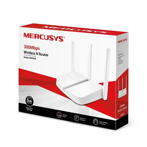 Маршрутизатор MERCUSYS MW305R v2 300Mbps Wireless N Router - фото 5