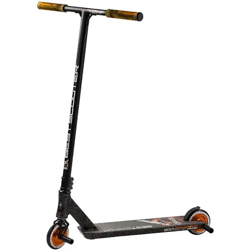 Самокат трюковий Best Scooter 71х13х93 см Чорно-жовтогарячий 000231441