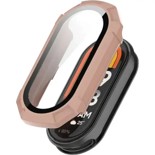 Чохол-накладка DK Пластик Gloss Glass Full Cover для Xiaomi Mi Band 8 (015816) (pink)