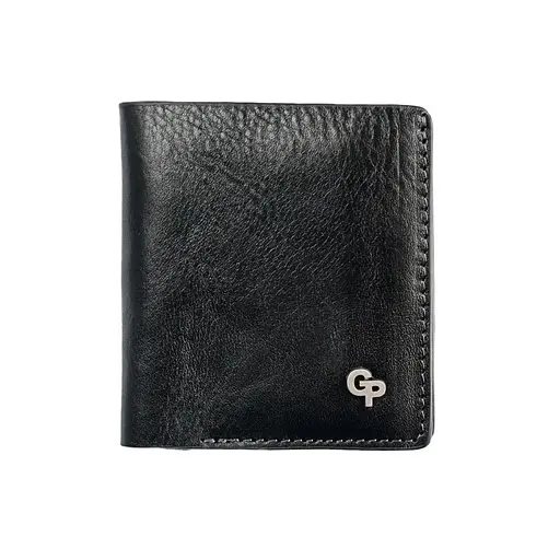 Мужской кожаный кошелек Grande Pelle 10х10х2 см acs0029275 - фото 1