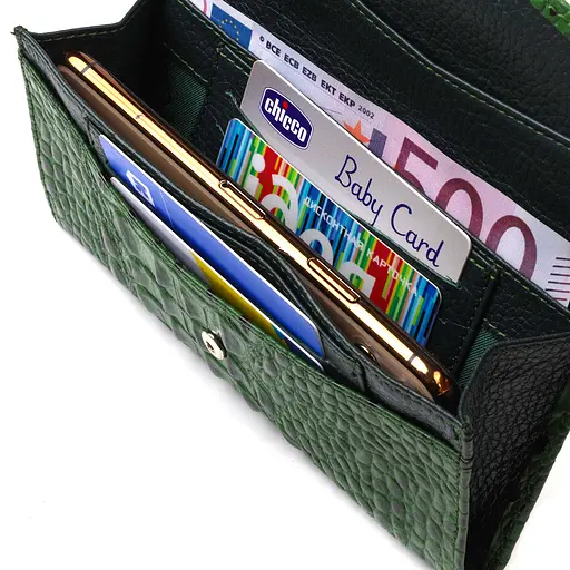 Кожаный женский кошелек Canpellini 18х9х1 см acs0025542 - фото 4