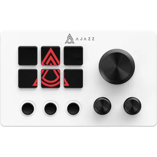 Контроллер для стриминга Ajazz AKP03E USB White (AKP03E-W)