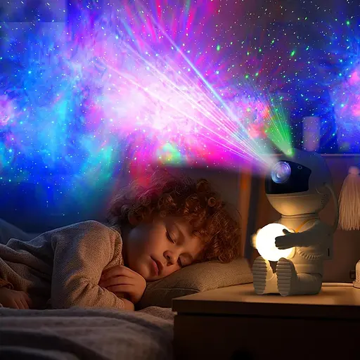 Проектор Astronaut Galaxy Astronaut Star Projector Light 8 режимів проекційної лампи, Обертання на 360° - фото 3