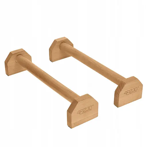 Упоры для отжиманий (паралетсы) 4FIZJO деревянные, удлиненные 4FJ0644 (P-5905973400367) - фото 1