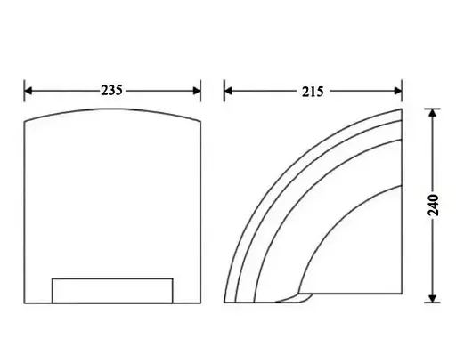 Сушарка для рук Lidz (WHI)-130.01.92 1800 Вт - фото 9