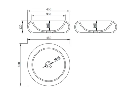Раковина ASIGNATURA Delight біла 75731604 - фото 5