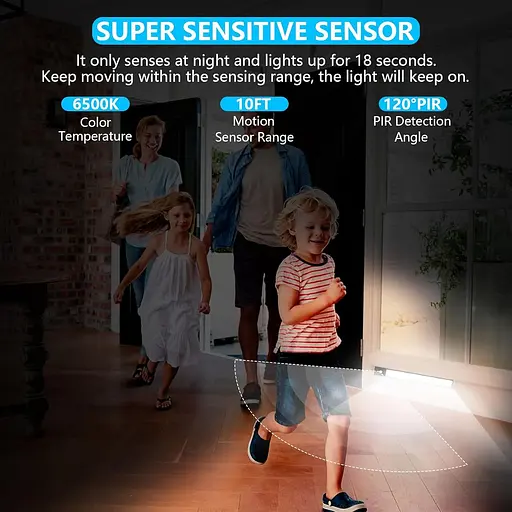 Светодиодный светильник для шкафа с датчиком движения - фото 5