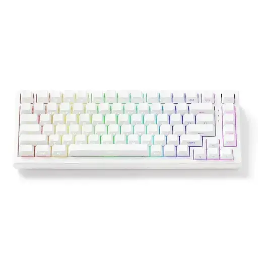 Игровая магнитная клавиатура Akko TAC75 / 8К / Проводное подключение / Akko AstroAim Magnetic Switch / White - фото 2