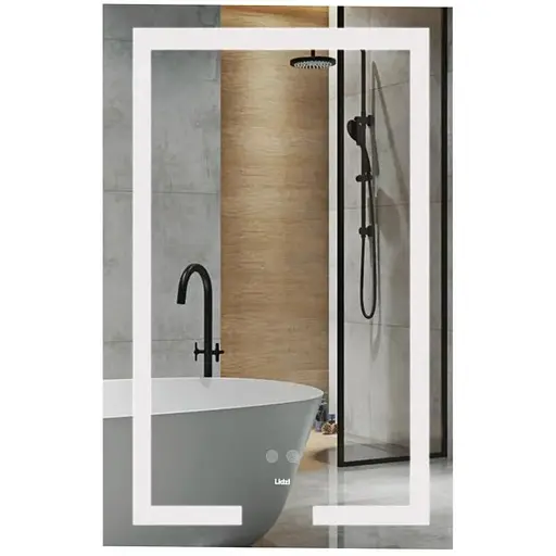 Дзеркало Lidz Kubis з LED-підсвічуванням Touch LD78LF9365080 - фото 1