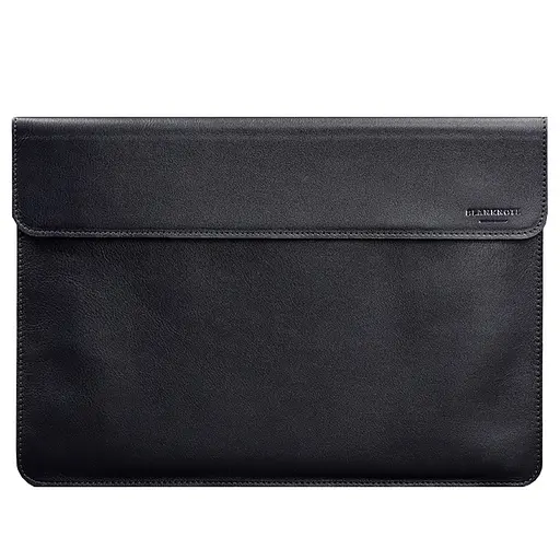 Кожаный чехол-конверт BlankNote на магнитах для MacBook Air 15 (2023) Темно-синий - фото 5