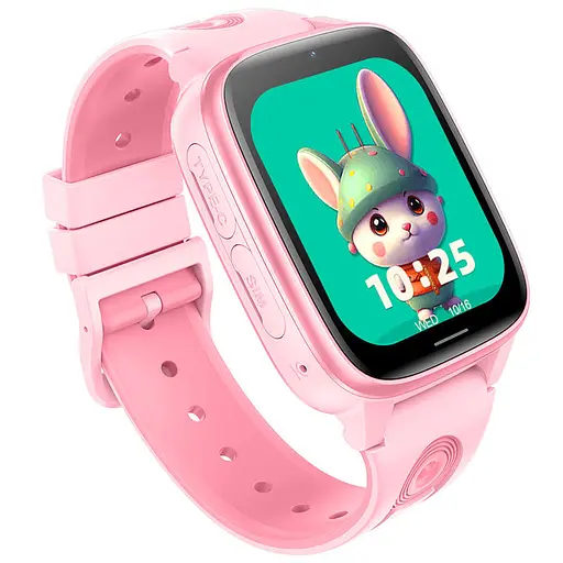 Смарт годинник-телефон дитячі Wonlex CT23 з відеодзвінком WI-FI GPS SIM-карта Pink (18355)