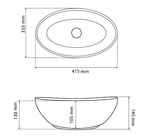 Умивальник VBI Parma calcatta glossy накладний VBI-011024, Мармур - фото 3