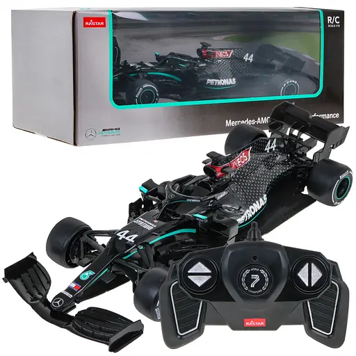 Машинка RASTAR Mercedes-AMG F1 W11 EQ Performance дистанційно керований 1:18 чорний 98500