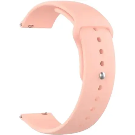 Ремешок DK CDK для Garmin Forerunner 255 / 255 Music 22mm Silicone Sport Band (011909) (pink)