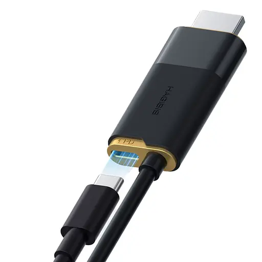 Кабель (перехідник) Xiaomi HAGiBiS USB-C на HDMI 2.1 8K/60Hz / Type-C 100W PD / 2m (SWC10) - фото 2