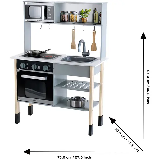 Игрушка кухня Klein Miele дерево (МДФ) средняя (7199) - фото 4