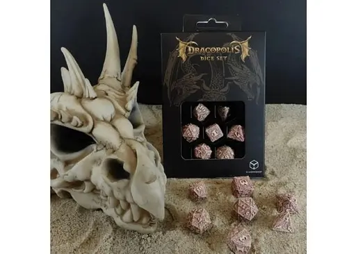 Набір кубиків Dracopolis Dice Set: Yucatan Featherwing , 7 шт. (SDCP02) - фото 5