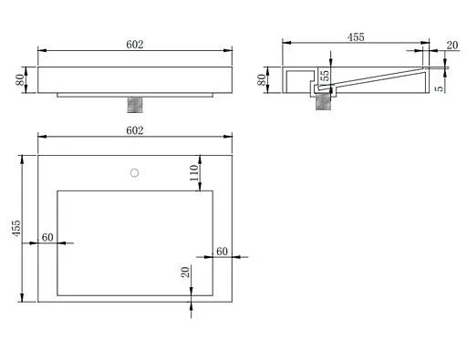 Раковина ASIGNATURA Stream белая 35701804 - фото 7