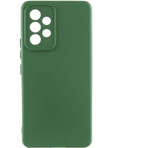 Чохол Silicone Cover Lakshmi Full Camera (AA) для Samsung Galaxy A33 5G Зелений / Dark green