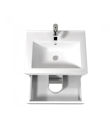 Тумба Мойдодир MoonShine 60 з умивальником Cosmo 60 підлогова Білий - фото 4