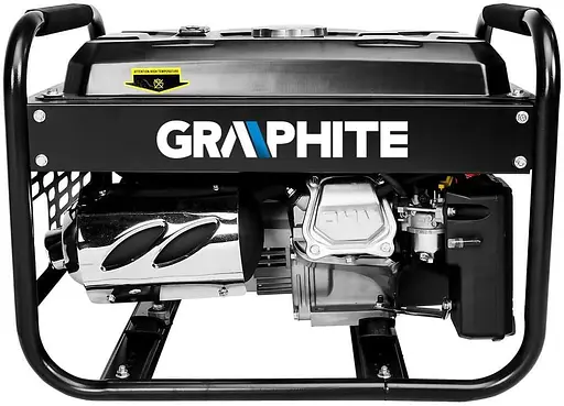 Генератор Синхронний GRAPHITE 40кг 2200 Вт / 2000 Вт / Бензин (58G904) - фото 6