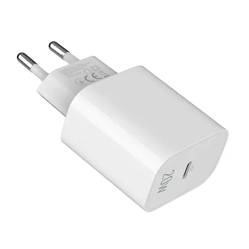 Зарядний пристрій мережевий MAKE 20W Type-C PD3.0 White - фото 7