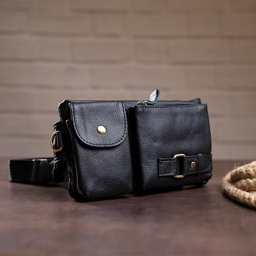 Чоловіча шкіряна сумка Vintage 22х13х3 см sum0012285 - фото 3