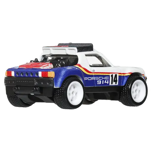 Коллекционная машинка Hot Wheels Premium Car Culture Porsche 914 Safari (JKF22) - фото 4