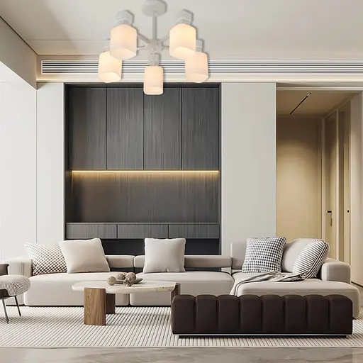 Люстра Ardero BL1150 OLIVIA під лампу білий - фото 3