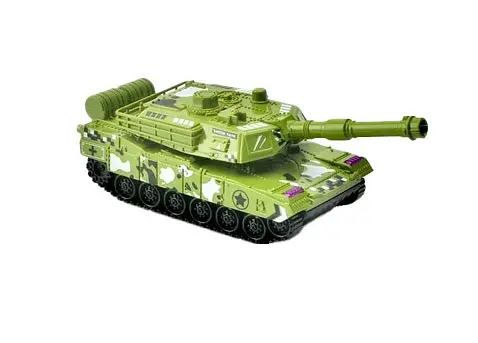 Танк инерционный JW567-045 15см (6903317531646) Зеленый - фото 1