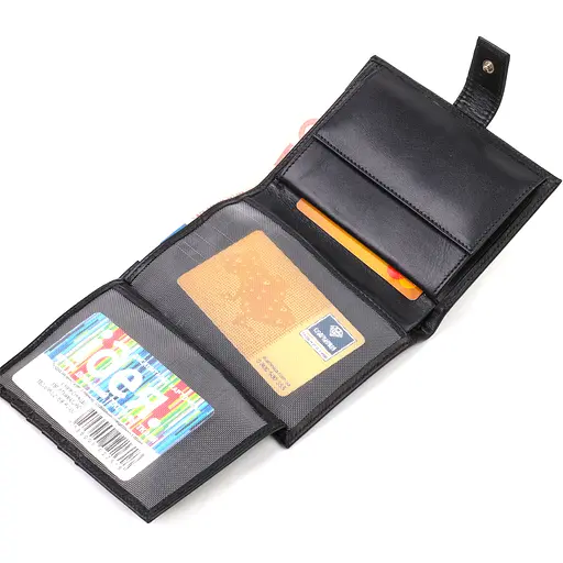 Мужской кожаный кошелек Canpellini 10х13х1.5 см acs0025650 - фото 5