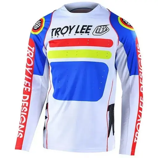 Велоджерси Troy Lee Designs Sprint Jersey Drop In M White (1106-323326003)