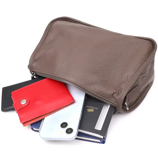 Женская сумка Vintage на плечо из натуральной кожи 27х18х11 см sum0027627 - фото 8