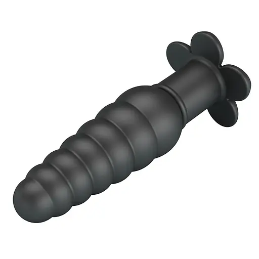 Анальна пробка Pretty Love Imron 11 см (чорний) - фото 10