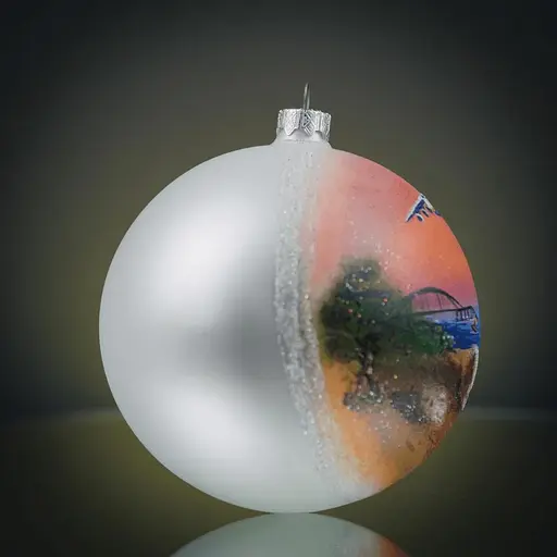 Ялинкова прикраса Різдвяні історії Кримська Мрія куля скло (4820001180312) - фото 2