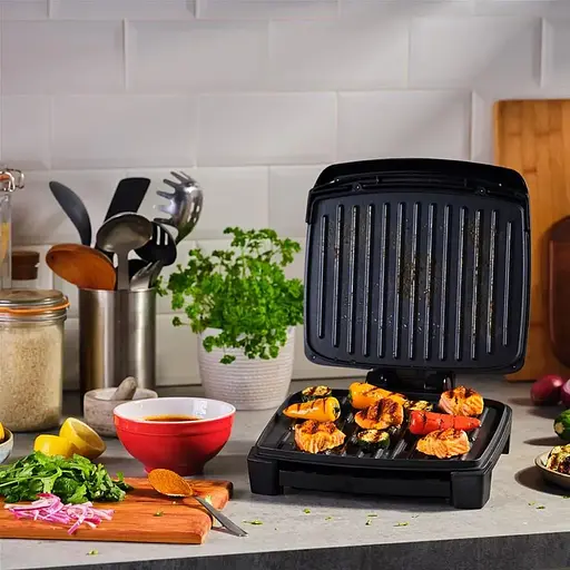 Гриль прижимной Russell Hobbs George Foreman Immersa Medium 1300Вт черный - фото 5
