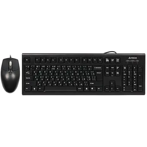 Комплект (клавиатура + мышь) A4Tech KRS-8572 Black USB