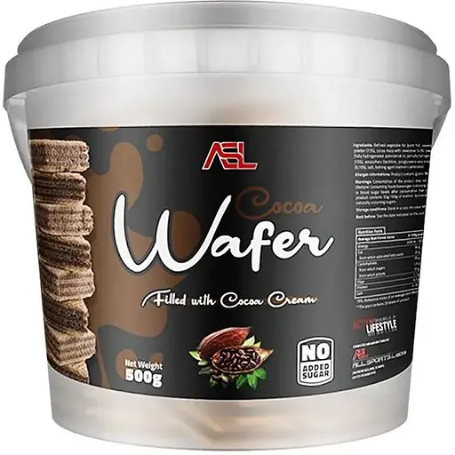Замінник харчування AllSports Labs Wafer Filled, 500 грам - Какао