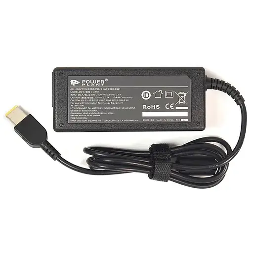 Блок живлення для ноутбуків PowerPlant IBM/LENOVO 220V, 20V 65W 3.25A (Special)