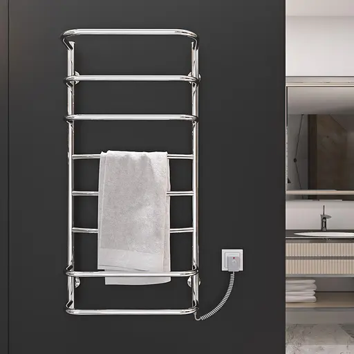 Електрична рушникосушарка Kosser Лайт 700x500/5 ER ДЛА01ЕR, Хром, Праве - фото 3